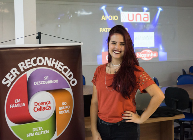 Fotos da apresentação do documentário “Não Contém Glúten” com Kethleen Formigon